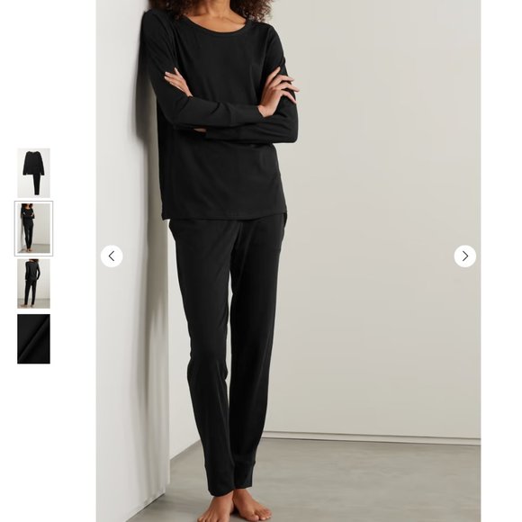 Cassandra Long PJ Set in "Black" - Picture 1 of 1